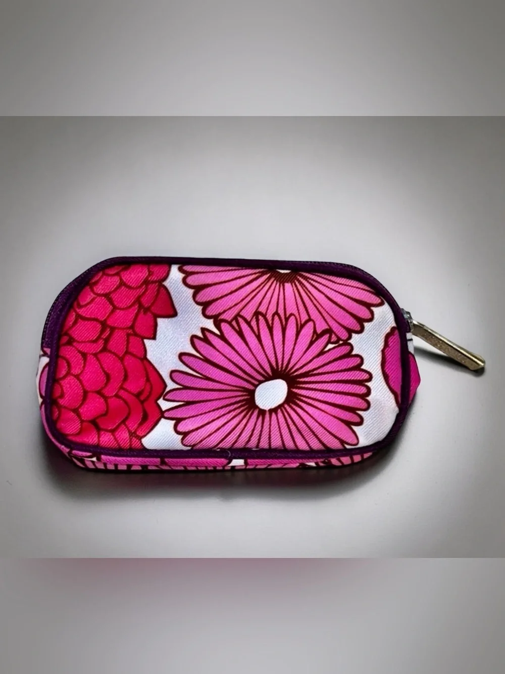 Tracy Reese Floral Pink Cosmetic Case